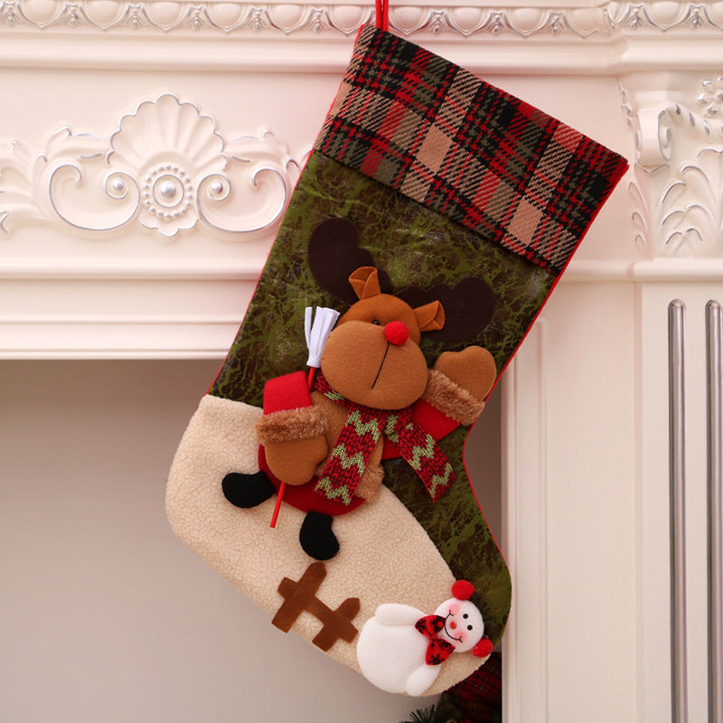 Christmas Decorations Mini Christmas Themed Stockings