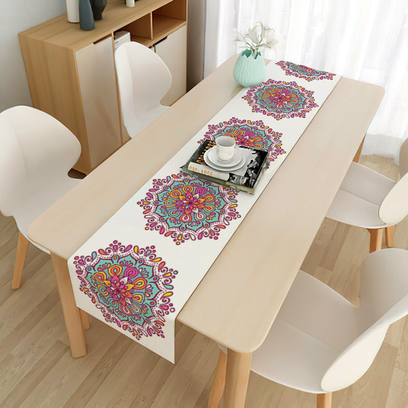 Home Muslim Ramadan Decorative Cloth Table Flag