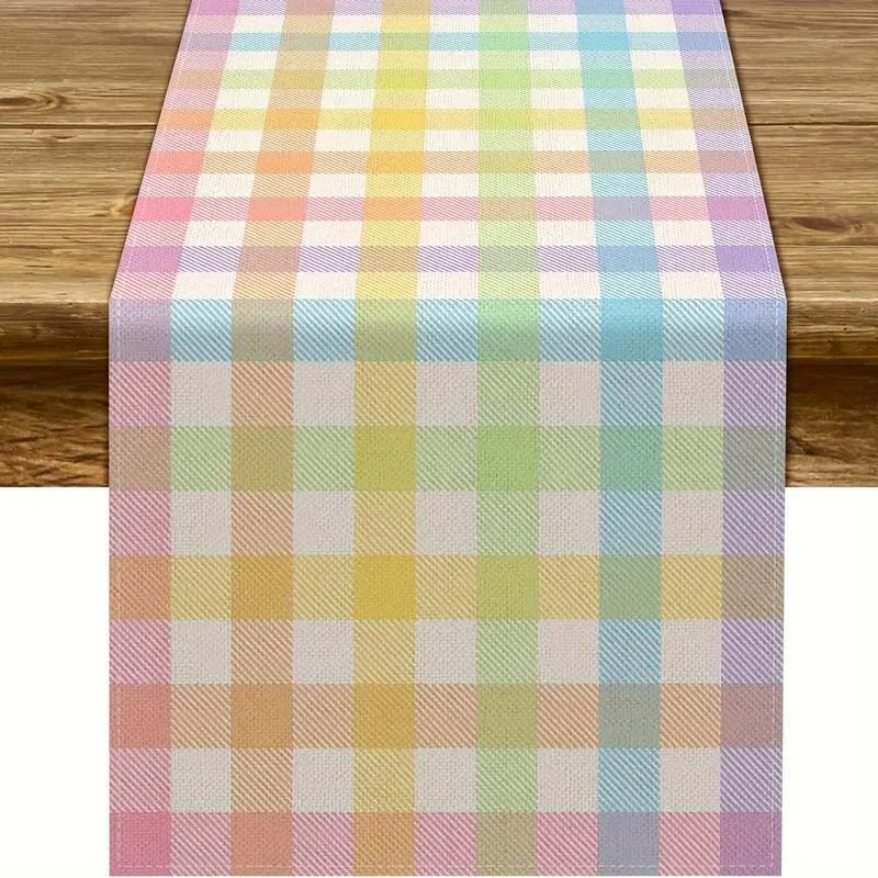 Easter Decoration Linen Tablecloth