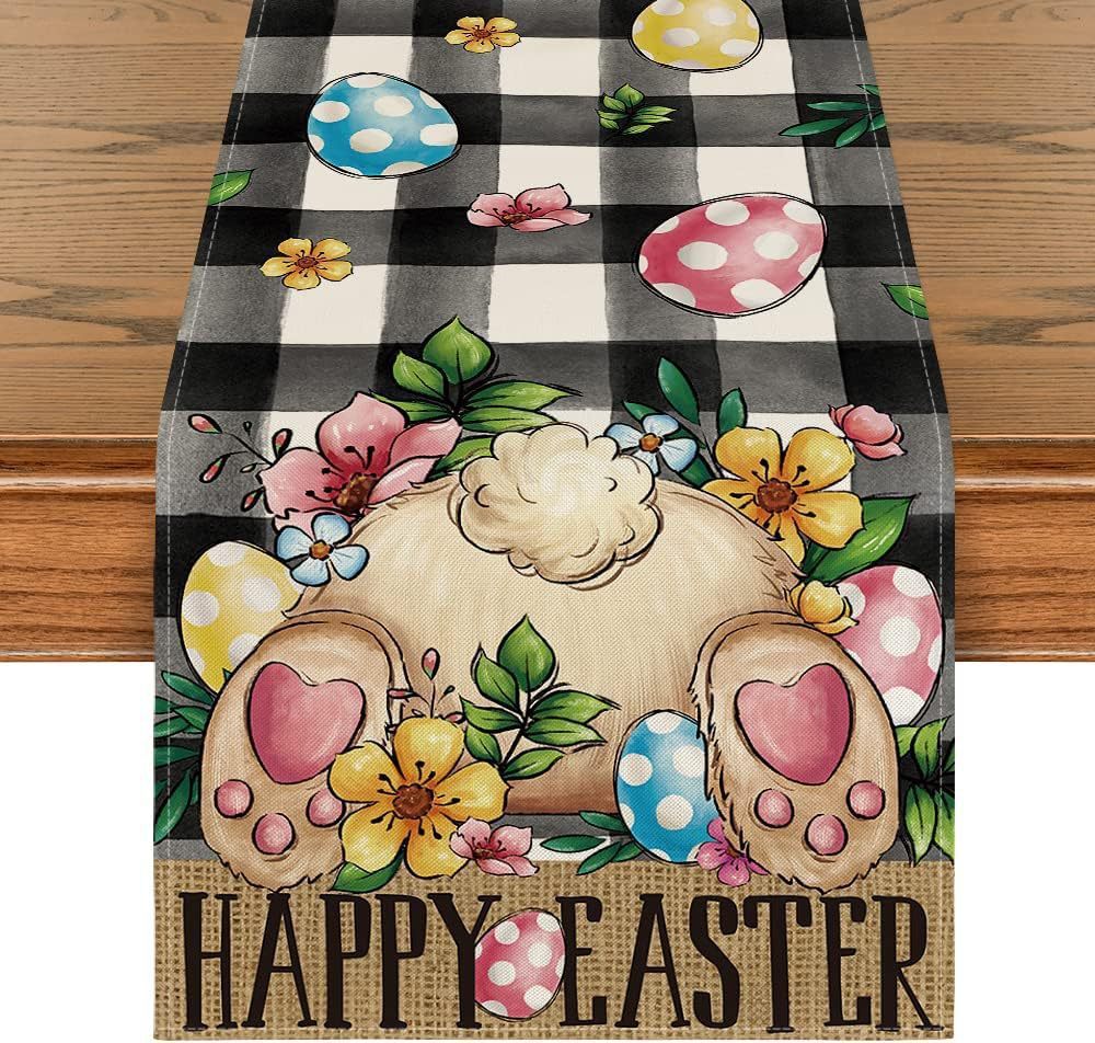 Easter Decoration Linen Tablecloth