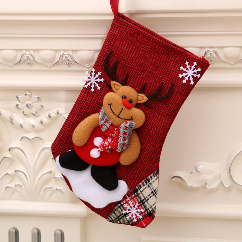 Christmas Decorations Mini Christmas Themed Stockings