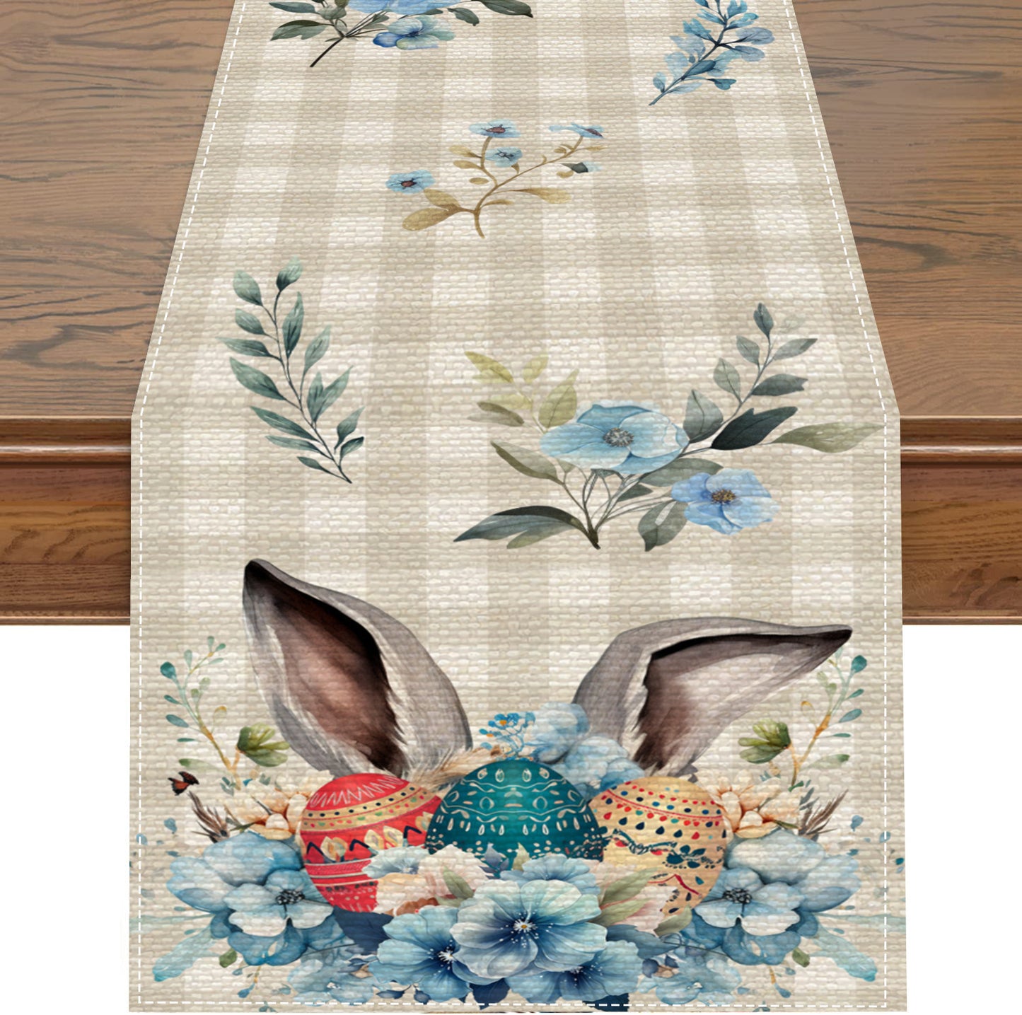 Easter Decoration Linen Tablecloth