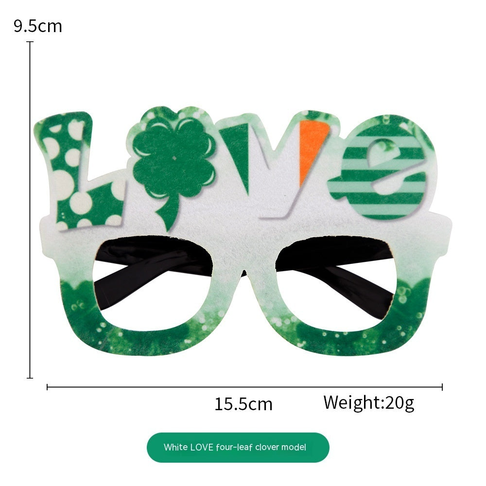 St Patrick's Day Irish Clover Glasses