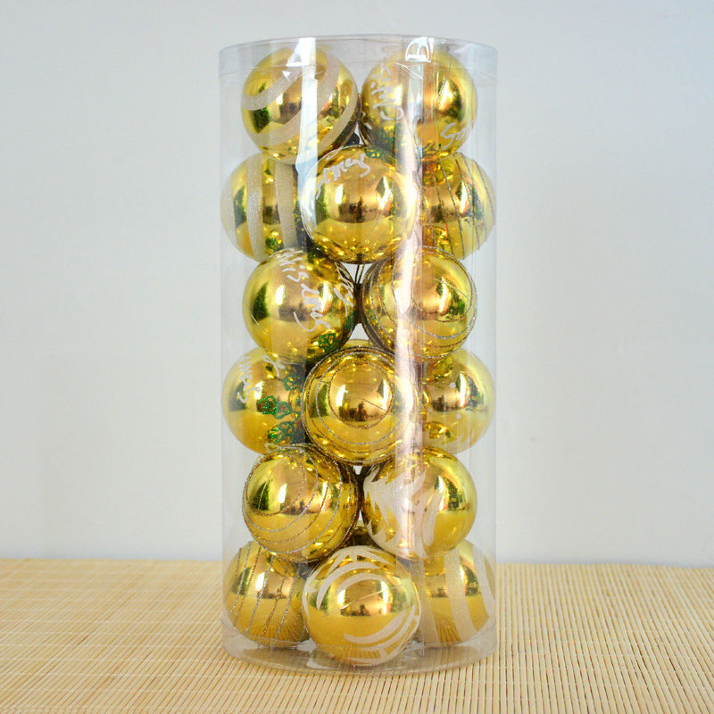 Electroplating Painted Christmas Barreled Balls