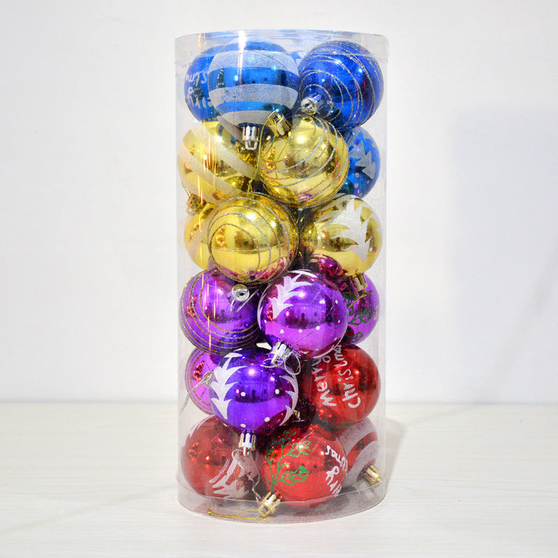 Electroplating Painted Christmas Barreled Balls