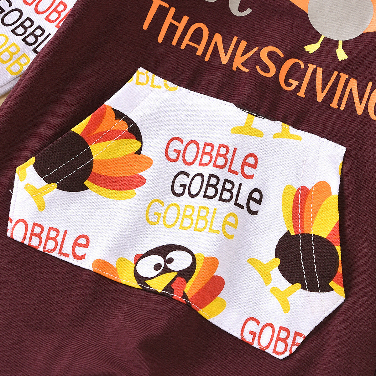 Baby Girl Thanksgiving Long Sleeve Hoodie