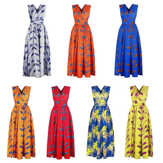 Women's Colorful Printed Dresses