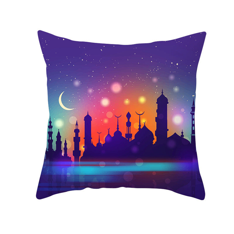 Muslim Halal Ramadan Eid Mubarak Home Decor Pillowcase