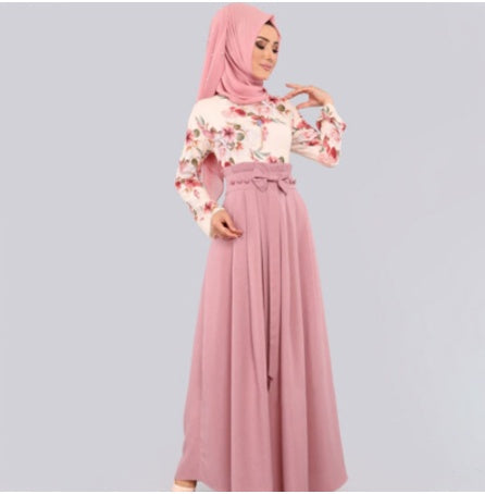 Ldodo's New European And American Women's Dress National Long Dress Ramadan Worship Dress Malay Dress