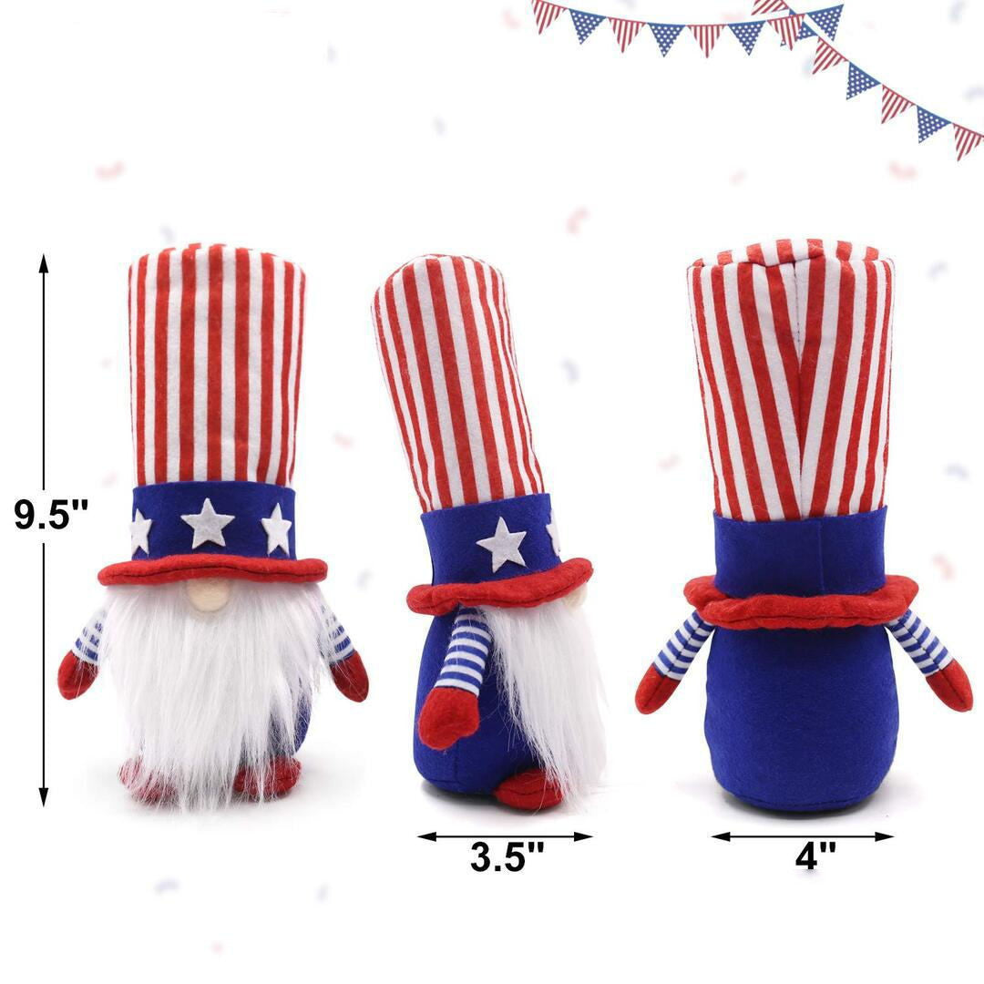 Patriotic Gnomes Veterans Day Decoration