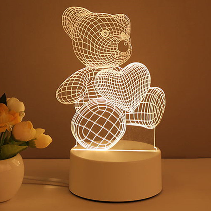 3D Acrylic Lamp USB LED Night Lights For Any Occassion