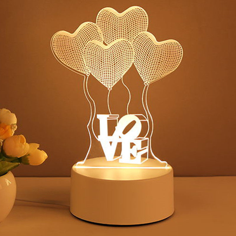 3D Acrylic Lamp USB LED Night Lights For Any Occassion