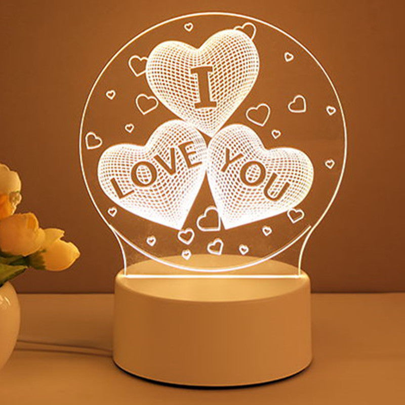 3D Acrylic Lamp USB LED Night Lights For Any Occassion