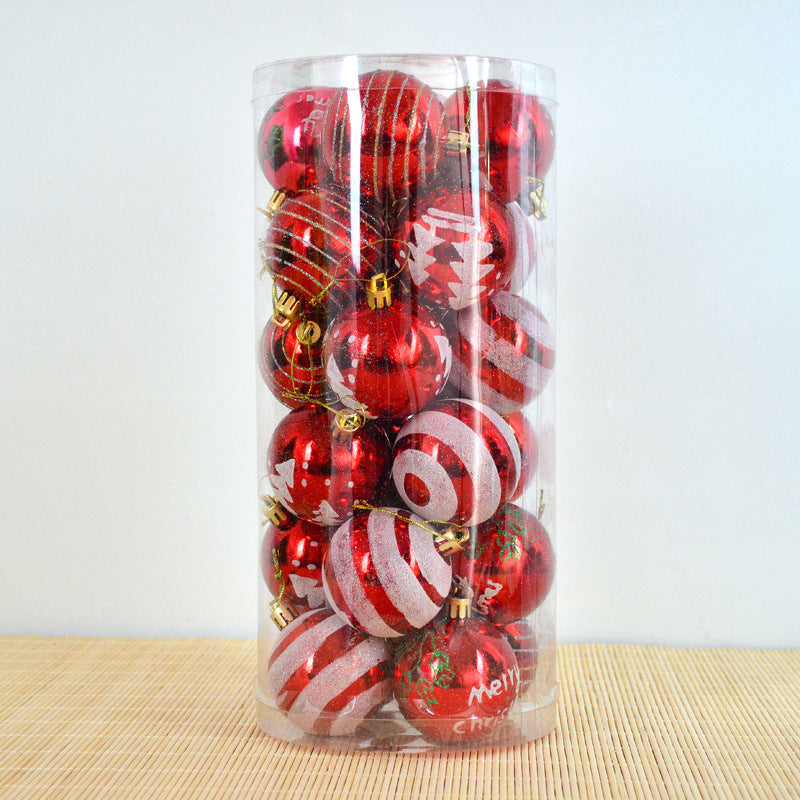 Electroplating Painted Christmas Barreled Balls