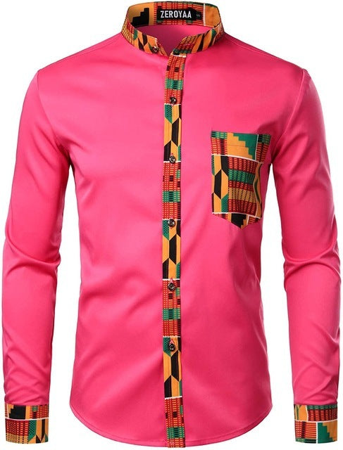 Men's Tribal Graphic Printed Shirt