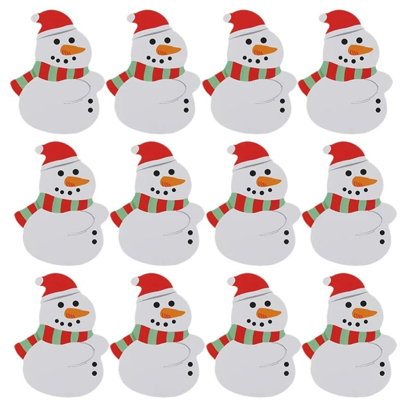 Christmas Snowman Lollipop Decorative Paper