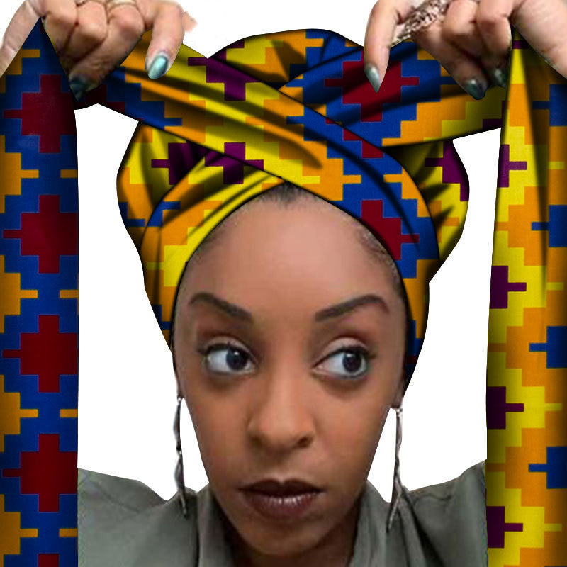 Printed Head Scarf