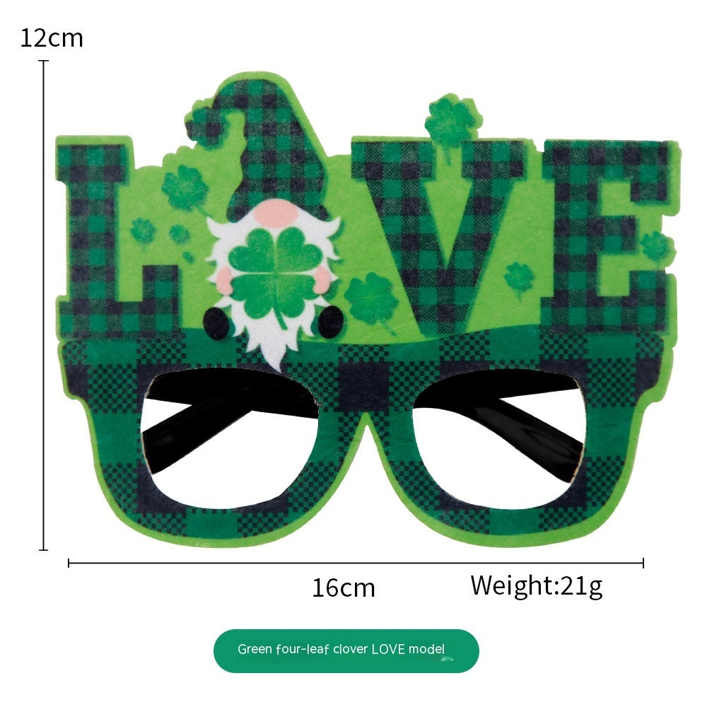 St Patrick's Day Irish Clover Glasses