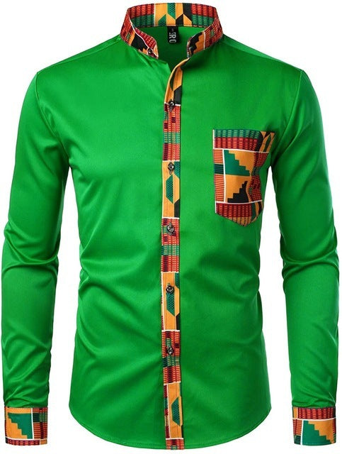 Men's Tribal Graphic Printed Shirt