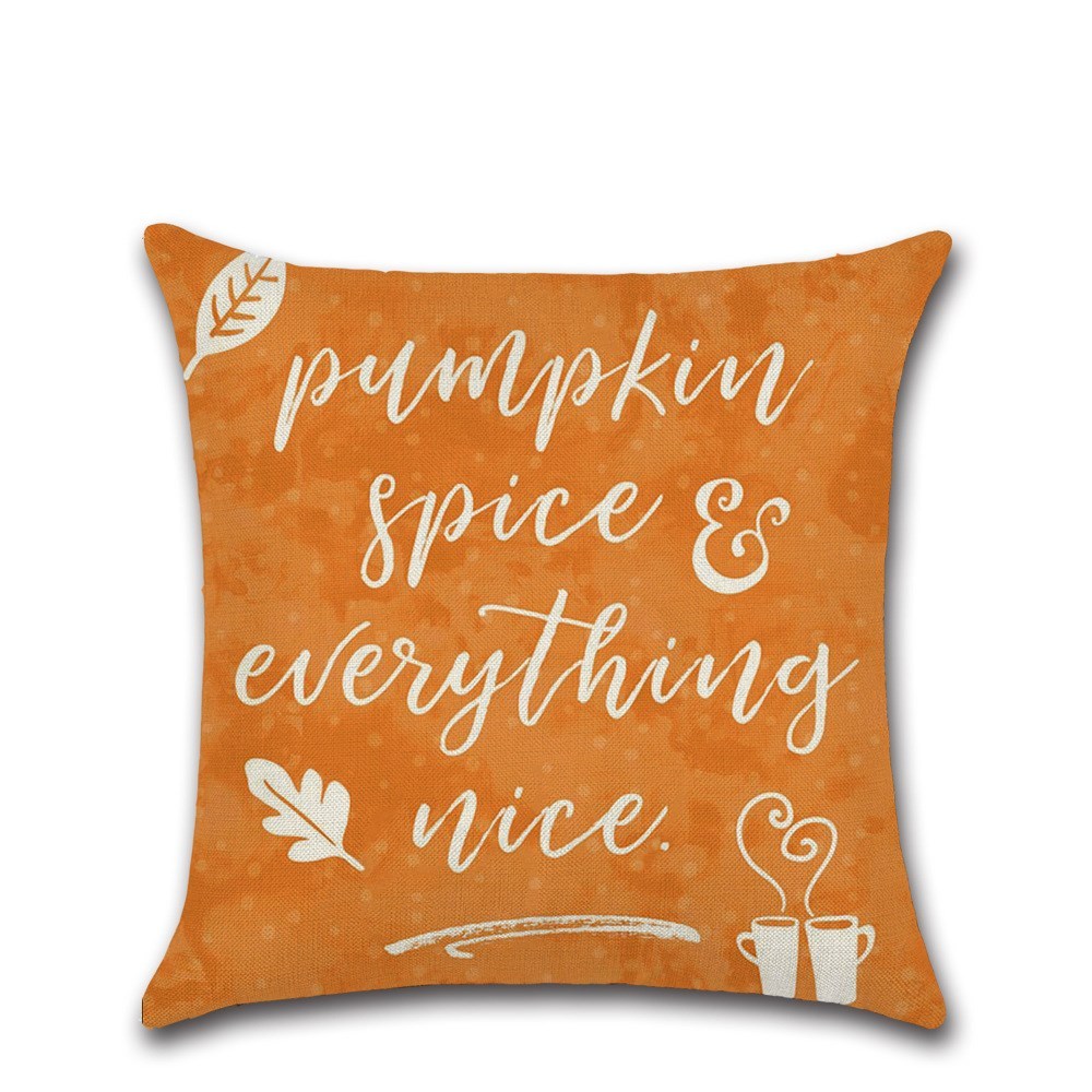 Thanksgiving Theme Pillowcase Cover