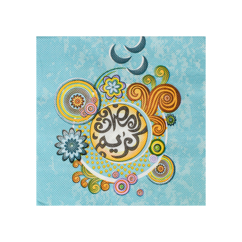 Ramadan Color Disposable Printing Napkins