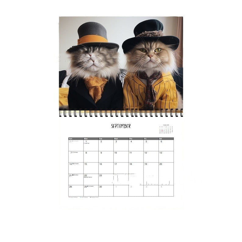 2025 Fashion Cat Calendar