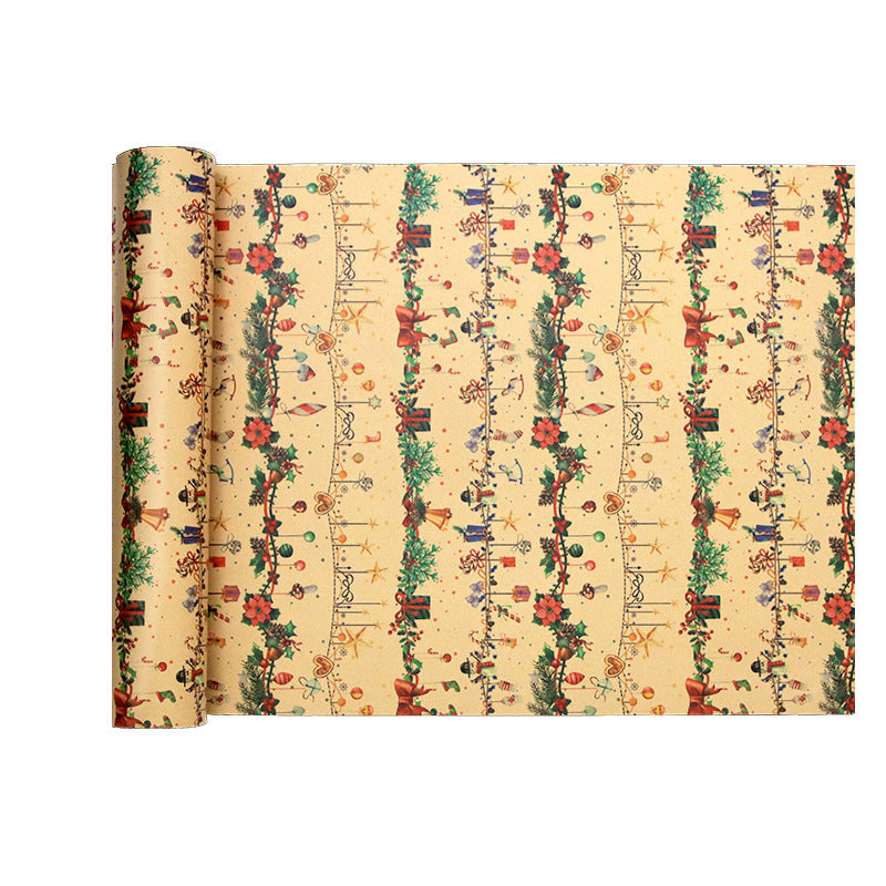 Stylish Christmas Themed Wrapping Paper 1 Pack