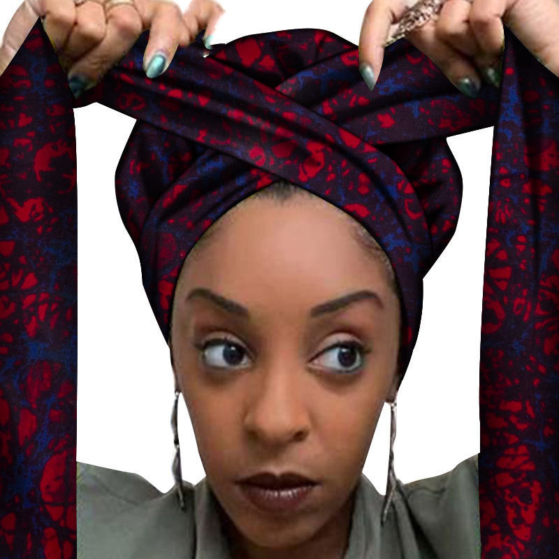 Printed Head Scarf