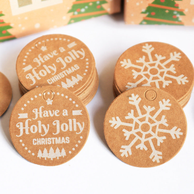 Paper Christmas Tag Card Set