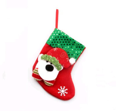 Christmas Decorations Mini Christmas Themed Stockings