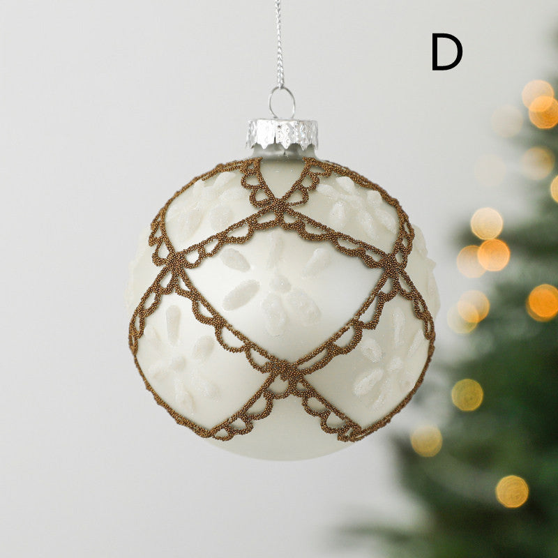 Glass Ball Ornament Christmas Tree Pendant