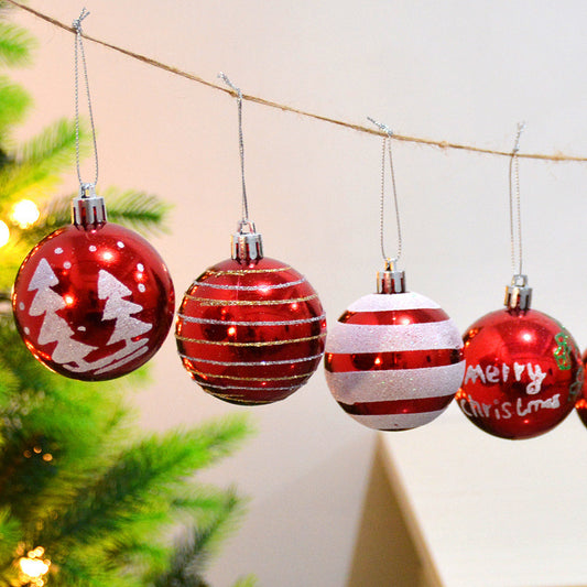 Electroplating Painted Christmas Barreled Balls