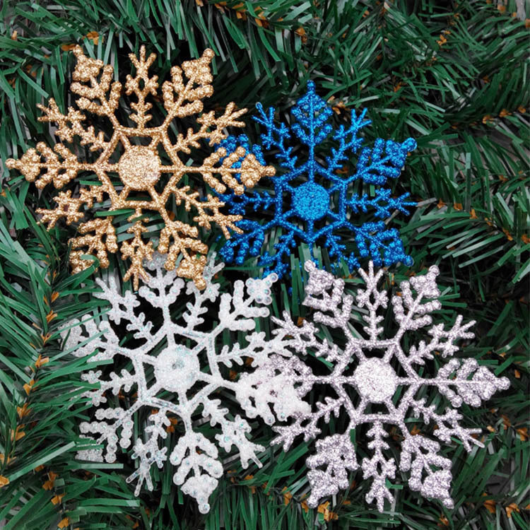 Christmas Decorations, 12 Pack Acrylic Snowflakes