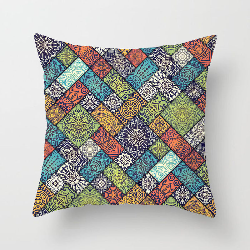 Mandala printed pillowcase Ramadan super soft sofa