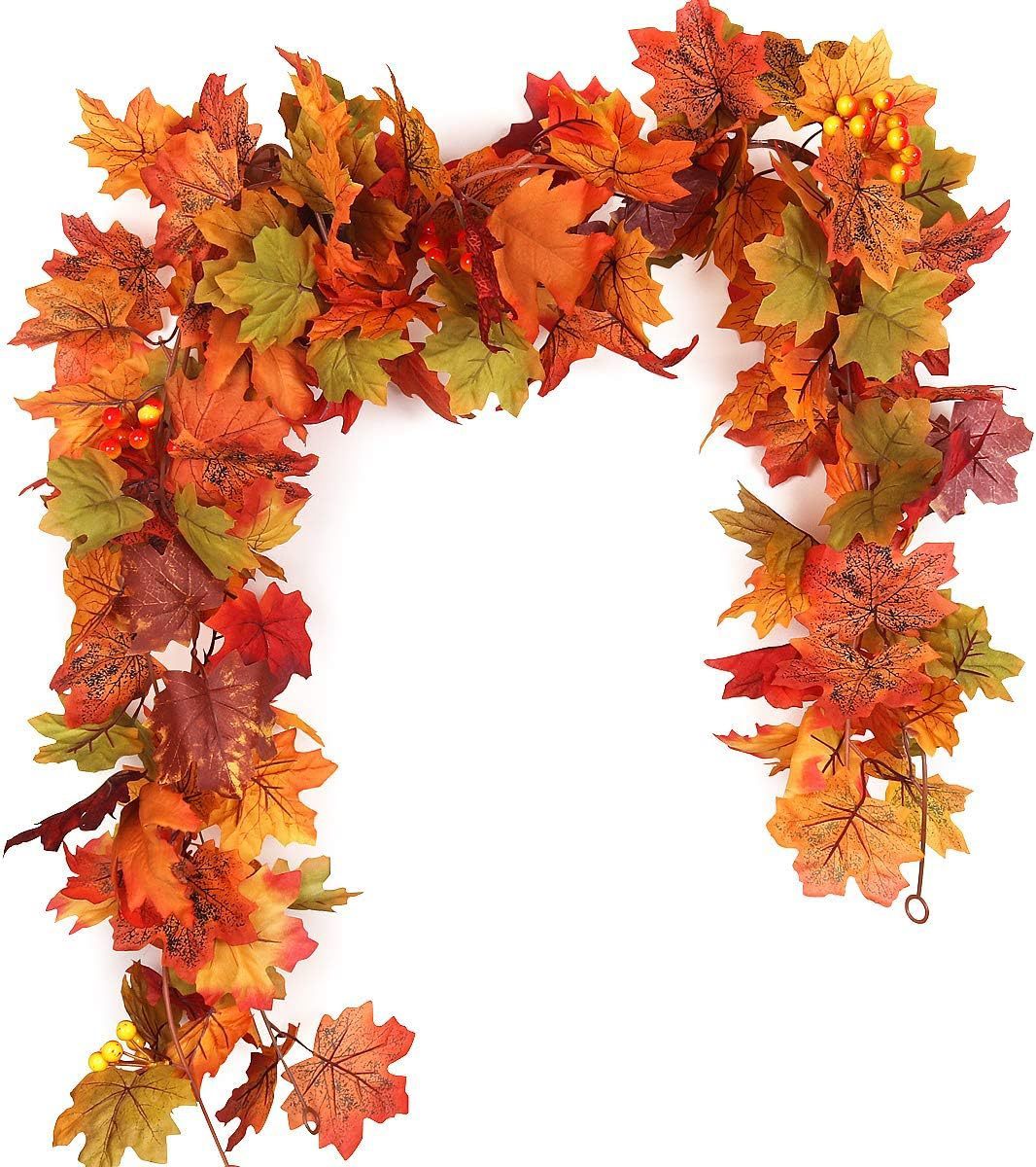 Thanksgiving Rattan Maple Decoration