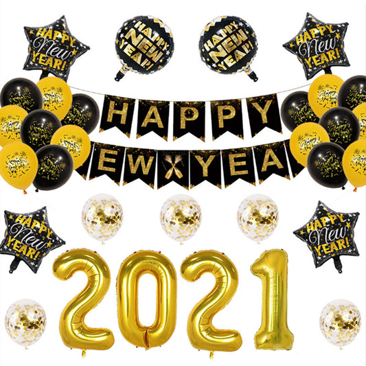 new year balloon decoration