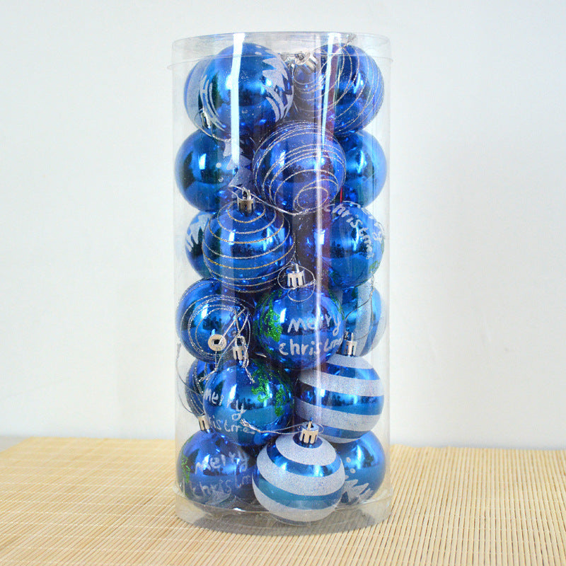 Electroplating Painted Christmas Barreled Balls