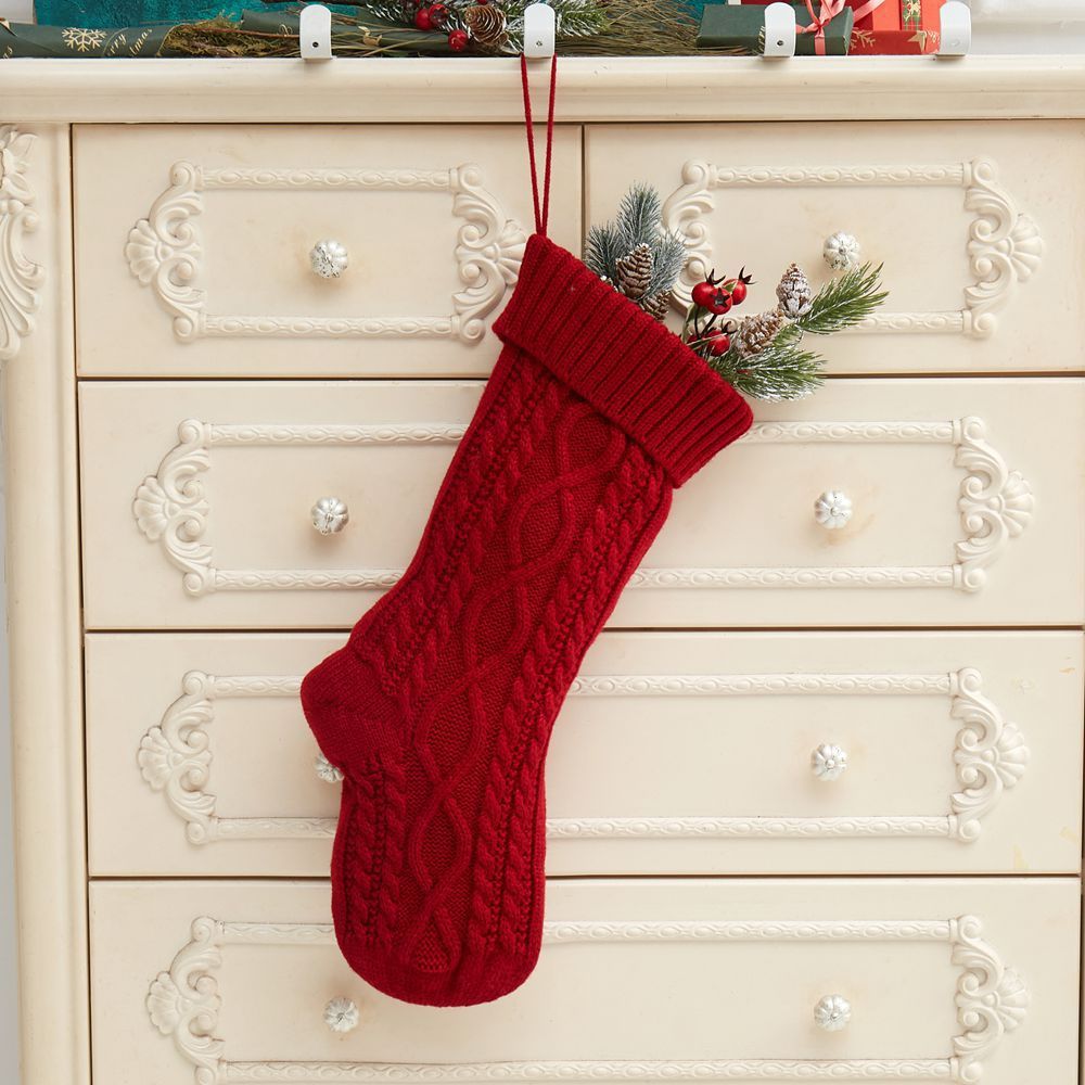 Knitted Christmas Wool Stockings