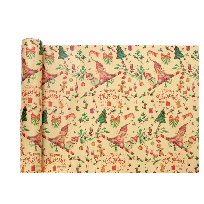 Stylish Christmas Themed Wrapping Paper 1 Pack