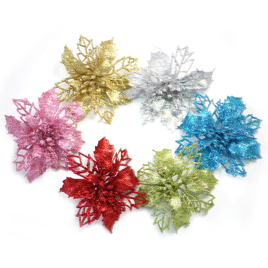 Christmas Flower Decoration- 3 Pack