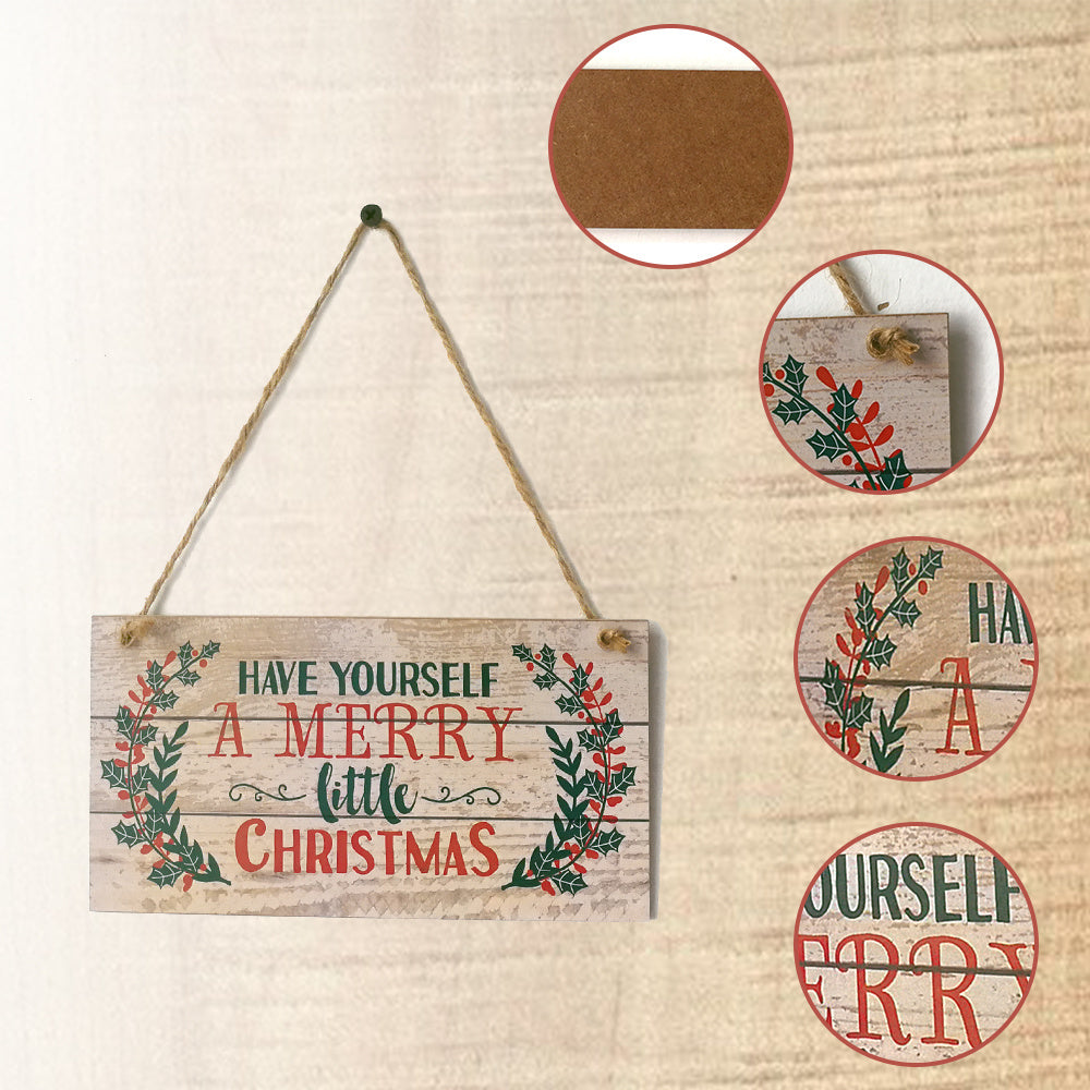 Decorative Christmas Themed Hanging Board