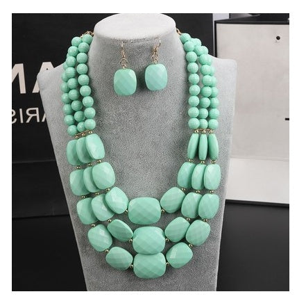 Bib Beads Jewelry Set