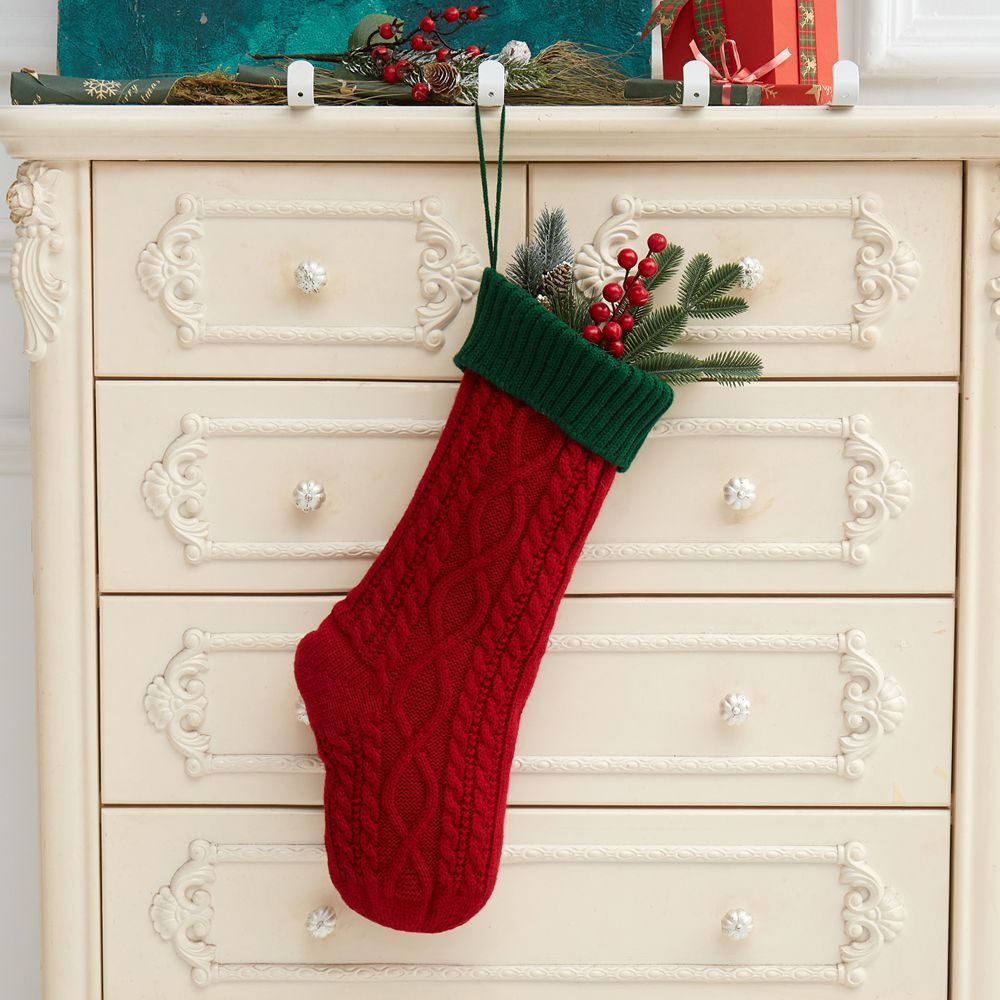 Knitted Christmas Wool Stockings