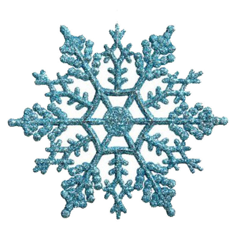 Christmas Decorations, 12 Pack Acrylic Snowflakes