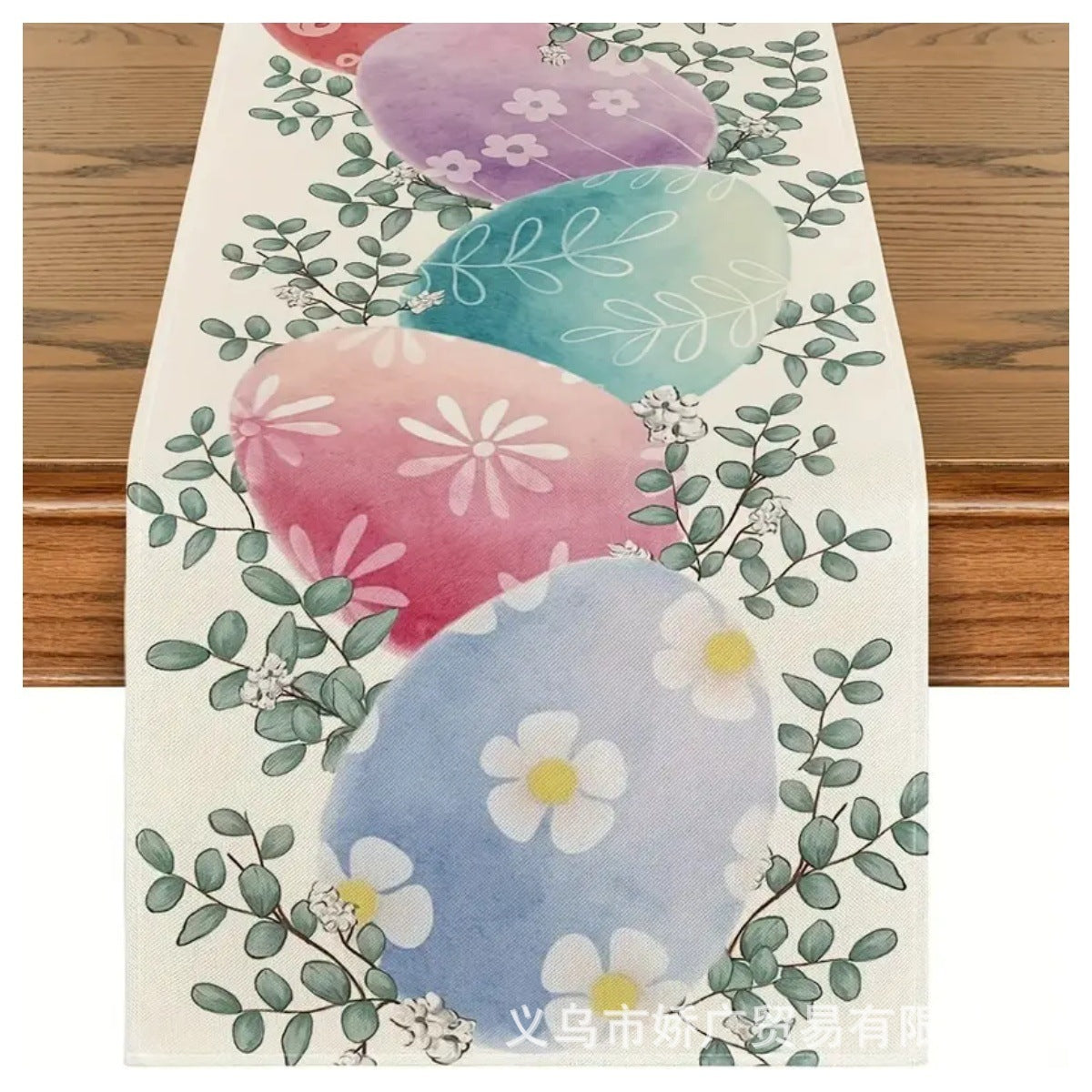 Easter Decoration Linen Tablecloth