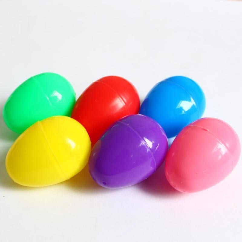 Easter Egg Plastic Opening Capsule- 50 Pack