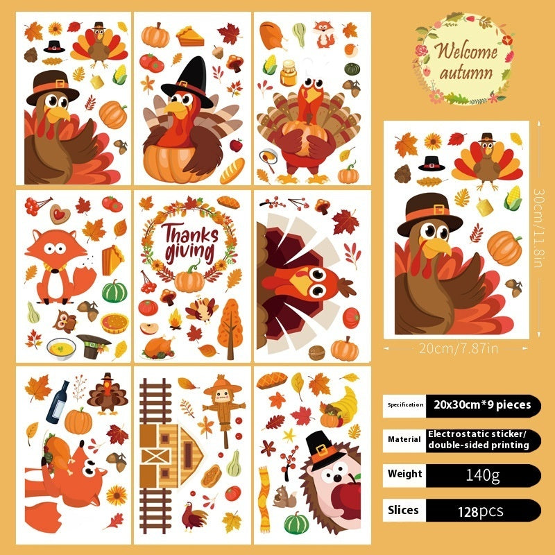 Thanksgiving/ Fall Sticker Decorations