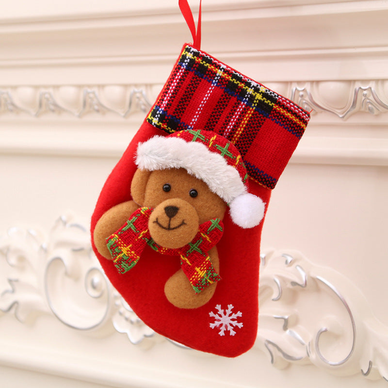 Christmas Decorations Mini Christmas Themed Stockings