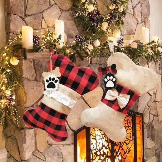 Christmas Pet Themed Stocking Bags