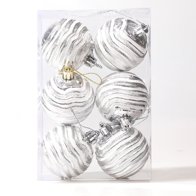 Decorative Special-Shaped Ball Christmas Tree Decorations-2.3 Inches